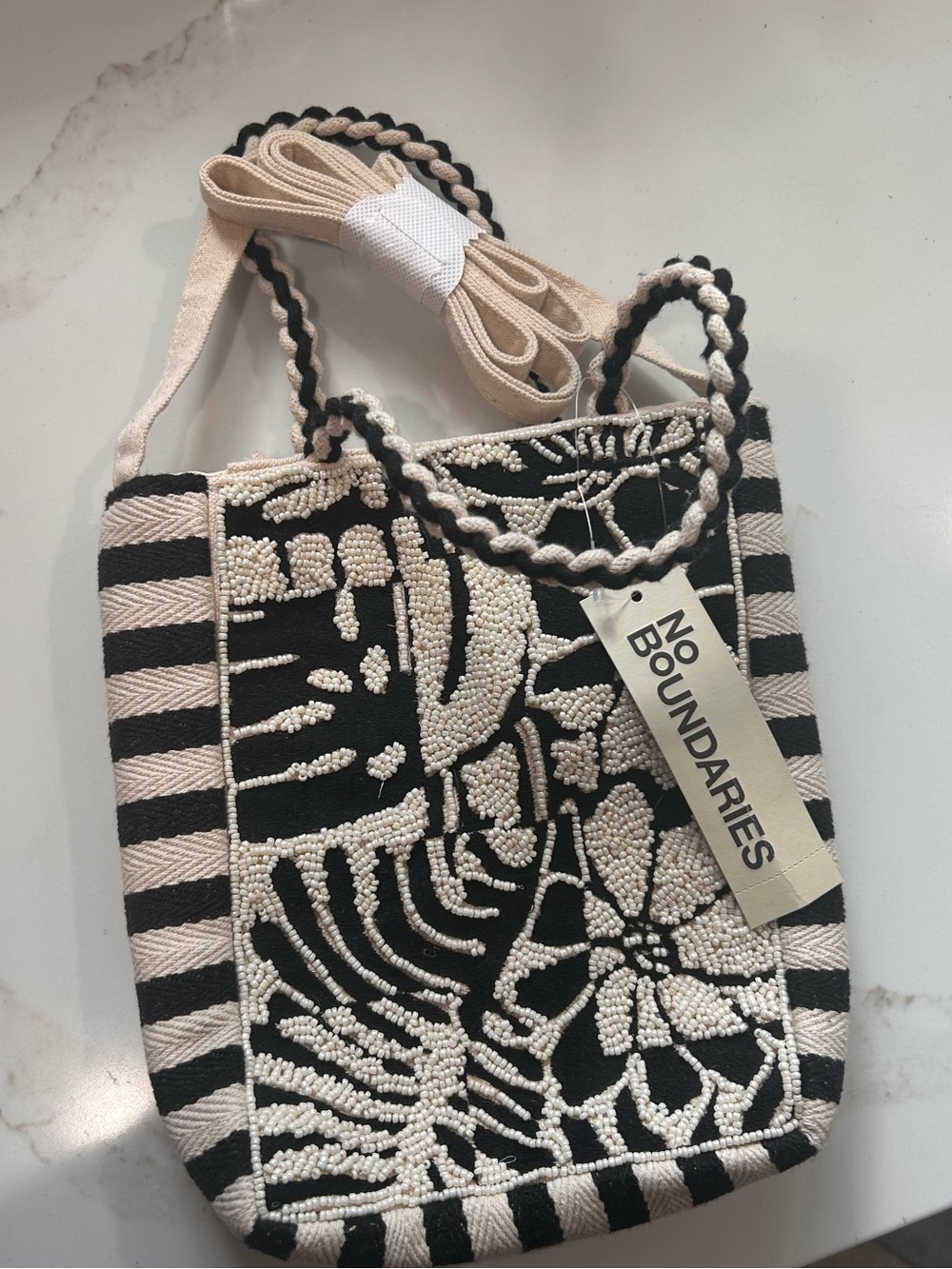 Beaded Crossbody Bag